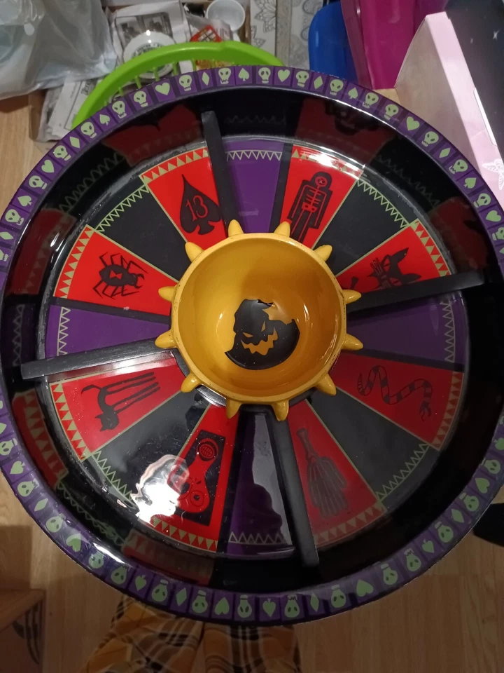 NIGHTMARE BEFORE CHRISTMAS Oogie Boogie LAZY SUSAN Spinning Bowl DISNEY