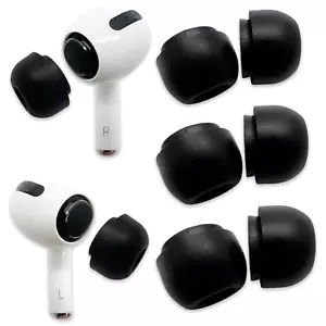 6 x Replacement Memory Foam Ear Tips Buds Cover For Apple Airpods Pro (S/M/L) - Picture 1 of 8
