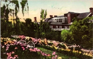 Luray Virginia the Mimslyn Hotel - Albertype Hand Colored Postcard 1952 - Bild 1 von 2