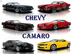 "Letrero de metal Chevy Camaro 9"" x 12"" o 12"" x 16" - Imagen 1 de 1