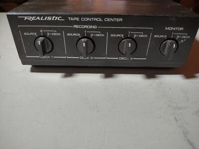 REALISTIC 42-2115 STEREO TAPE CONTROL CENTER - Image 1 of 3
