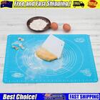Silicone Thickening Flour Rolling Scale Mat Cookie Pad Baking Tool(Blue)