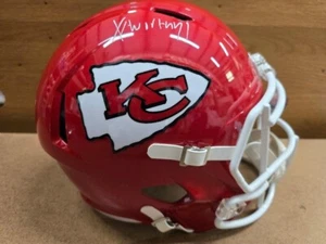 Kansas City Chiefs XAVIER WORTHY signed Autogramm Auto Full Size Speed Helm - Bild 1 von 4