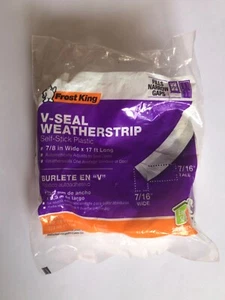 New Frost King V-Seal Weatherstrip 7/8"W X 17FT L - Picture 1 of 3