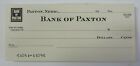 Vintage Bank of Paxton PAXTON, NEBRASKA Counter Check Book NEW NOS