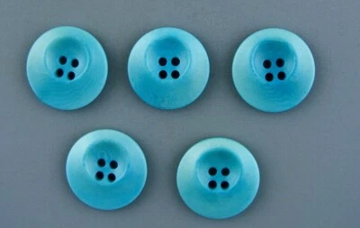 COLORFUL TAGUA NUT (COROZO) BUTTON SET OF 5 - Image 1 of 3