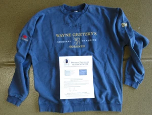 Wayne Gretzky Signed Original Classics Sweatshirt Authenticity by Beckett - Picture 1 of 7