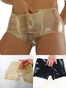 Latex Shorts Briefs for Men Handmade Rubber Underwear Fetish Costume BDSM 0.4mm - Picture 1 of 8