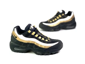 Nike Air Max 95 OG Running Shoes Black Gold AT2865-002 Men's 7.5 - Picture 1 of 9