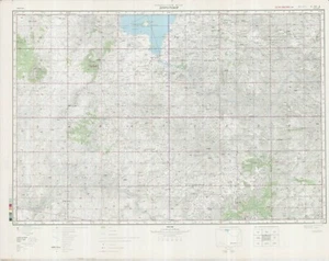 Mapa topográfico militar soviético ruso - DEBRE-TABOR (Etiopía), ed. 1980 - Imagen 1 de 6