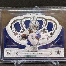 2020 Panini Chronicles CeeDee Lamb CROWN ROYALE ROOKIE DIE-CUT Cowboys RC SP!