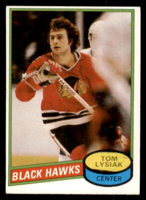1980 Topps Tom Lysiak # 247 Chicago Blackhawks - Image 1 of 2