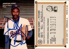 Jonathan Hurst Signed 1990 Best #105 Card *Autograph Den* Auto