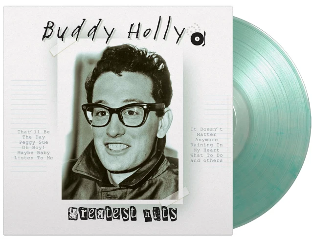 BUDDY HOLLY - GREATEST HITS COLOURED VINYL LP - Image 1 of 1