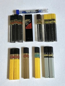 Lote de lápices de recargas de plomo Pentel vintage 0,5 0,9 rojo * USADO ** colores mixtos tamaños - Imagen 1 de 9