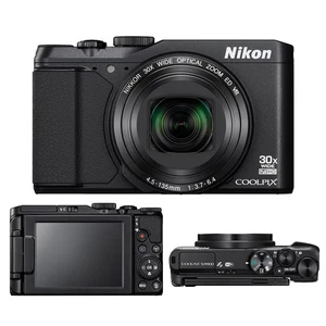 Nikon COOLPIX S9900 digital camera, 30x optical zoom, integrated Wi-Fi Black - Picture 1 of 11