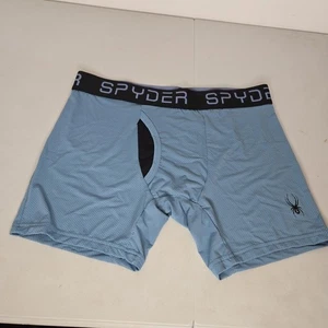 Spyder Men's Boxer Briefs Blue Size Small NWOT  - Picture 1 of 5