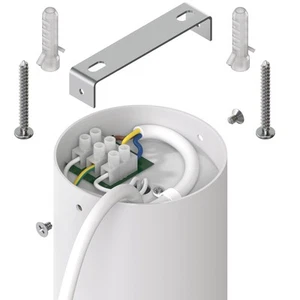 Plafón DEJO blanco mate 80mm Ø + GU10 LED 630lm blanco cálido - Imagen 1 de 5