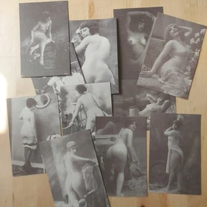 Lotto 11 Cartoline Nudo Erotiche Artistico Francesi Anni '30 Non Viaggiate - Picture 1 of 9