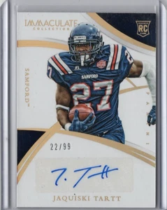JAQUISKI TARTT NCAA Samford 2015 Panini Immaculate RC Auto 22/99 #250 Card - Picture 1 of 2