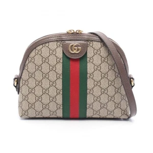 GUCCI Ophidia GG Supreme Bolso de Hombro Pequeño 499621 Lona Cuero Beige Usado - Imagen 1 de 7