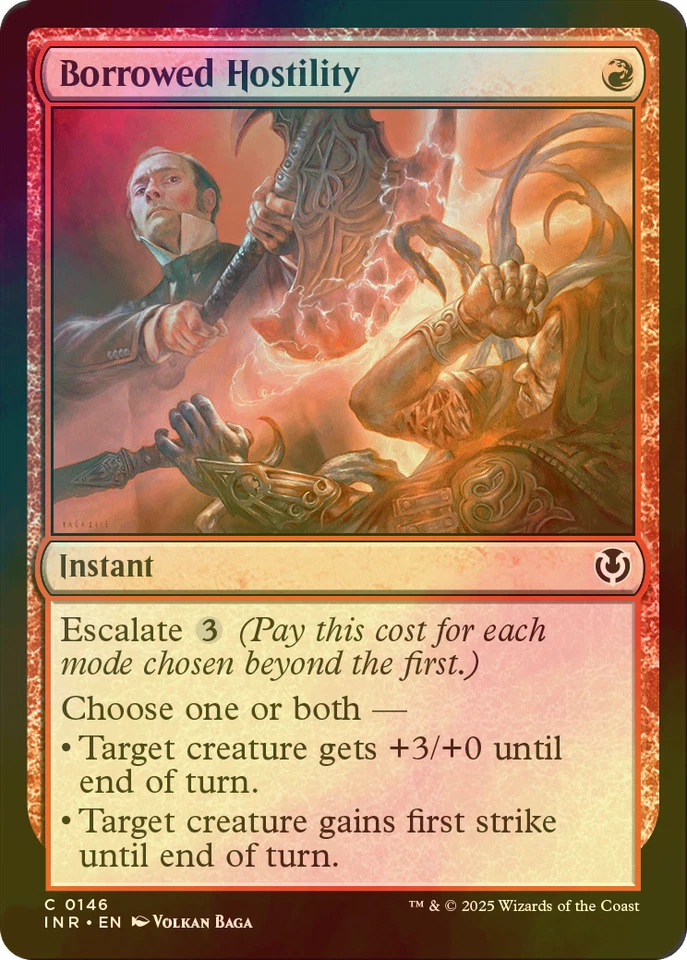 MTG FOIL Borrowed Hostility English INR - Image 1 of 1