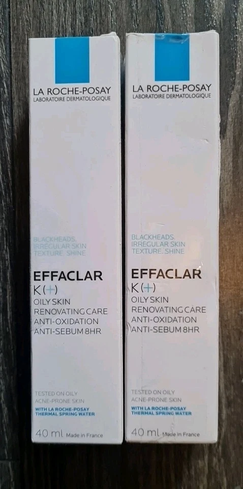 La Roche-Posay Effaclar K[+] Anti-Blemish Moisturiser | Pack of 2 | 40ml - Image 1 of 1