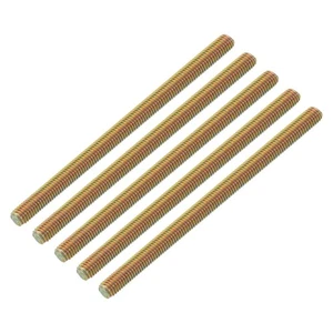 10 Pezzi Asta Completamente Filettata, M8-1,25x130mm Acciaio al Carbonio Vite Filettata Lunga - Foto 1 di 6