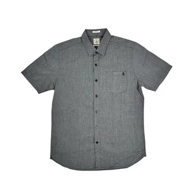 Volcom Button Down Mens Short Sleeve Shirt Size M Vintage Y2K Skate Surf - Image 1 of 4