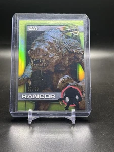 2025 Topps Chrome Star Wars "Rancor" Kashyyyk Green Refractor /99 #UO-13 - Picture 1 of 2