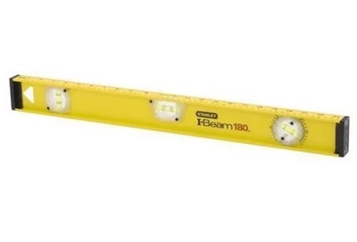 STANLEY 24" Aluminum Level 3 levels Vial I-Beam Masonry Woodwork NWT - Image 1 of 3