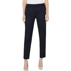 An̈n Taylor Black Cropped Straight Leg Curvy Pants Size 12P Petite New - Picture 1 of 9