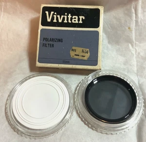 Vivitar 55mm Polarizing Polar PL Camera Lens Filter - Picture 1 of 5
