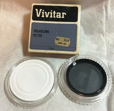 Vivitar 55mm Polarizing Polar PL Camera Lens Filter - Image 1 of 4