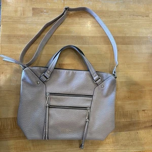 Jessica Simpson Women's Crossbody Satchel Handbag Beige - Picture 1 of 11