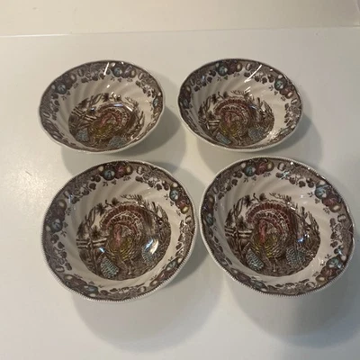 Juego de 4 cuencos de cereal cupé de 6" Johnson Brothers His Majesty de colección Turquía Inglaterra Foto 1 de 4