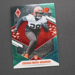 2021 Panini Phoenix - Rookie Jeremiah Owusu-Koramoah #166 Celestial (RC) - Foto 1 di 2