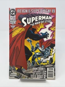 DC Comics #24 Superman the Man of Steel Reign of the Supermen August 1993 - B&B - Bild 1 von 7