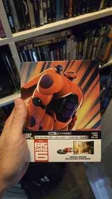 Disney BIG HERO 6 (4K UHD Blu-ray/Blu-ray) Best Buy Steelbook - Image 1 of 4
