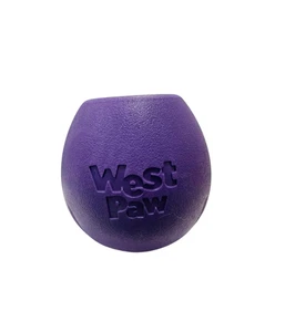 Rompecabezas West Paw Rumbl Dispersión Alimentación Golosina Dispensador Perro Juguete Berenjena Púrpura - Imagen 1 de 2