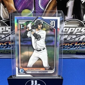 2024 Bowman Draft - Chrome Woody Hadeen #BDC-17 Refractor (RC) - Picture 1 of 2