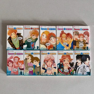 Love Com Vol 1-10 Manga by Anya Nakahara - VIZ Media (First Printing) LOT - Image 1 of 4