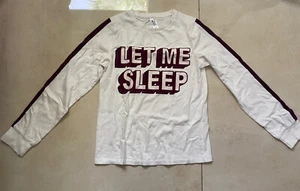 Let Me Sleep Funny Women’s Long Sleeve T Shirt Top Size XS - Picture 1 of 7
