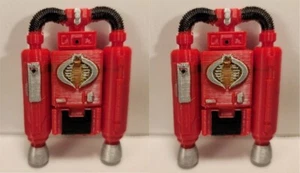 2x GI Joe Classified Custom RED 3D printed Cobra JUMP Jet Pack 1:12 Scale - Picture 1 of 5