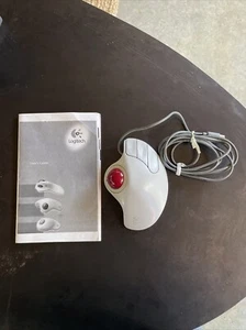 Logitech Trackball TrackMan Marble Mouse T-CH11 With Manual - Picture 1 of 5