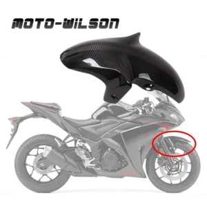Front Tire Fender Guard Mud Hugger Carbon Fiber Mudguard For YAMAHA R3 2015-2018 - Bild 1 von 11