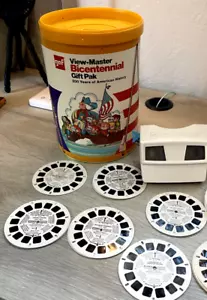 Vtg GAF View-Master Bicentennial 1976 Gift Pak Complete Set w/Packaging - Picture 1 of 10