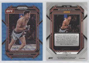 2023 Panini Prizm UFC Blue Wave Prizm Brandon Royval #133