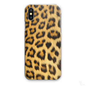 NATURAL LEOPARD PRINT PHONE CASE ANIMAL HARD COVER FOR APPLE SAMSUNG HUAWEI LG