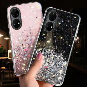 Bling Glitter Case For Honor 90 70 50 20 Pro 10 Lite 8X 8S Clear TPU Phone Cover